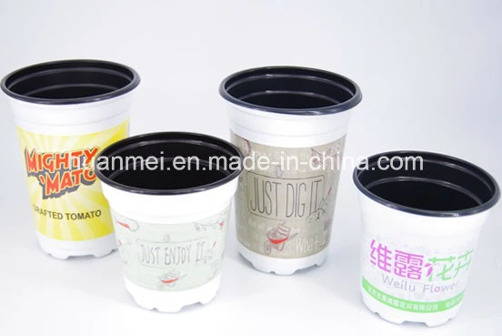 Colorful Printing Flower Pot, Customized Designed Pot, Upc Scanable Pot