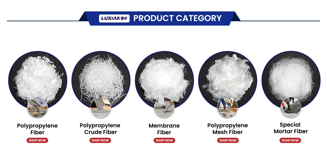 Sdluxn Anti-Seismic Fibers for Building Structures Free Sample Polypropylene Monofilament Crude Fiber China Polypropylene Polyester Crude Fiber Suppliers