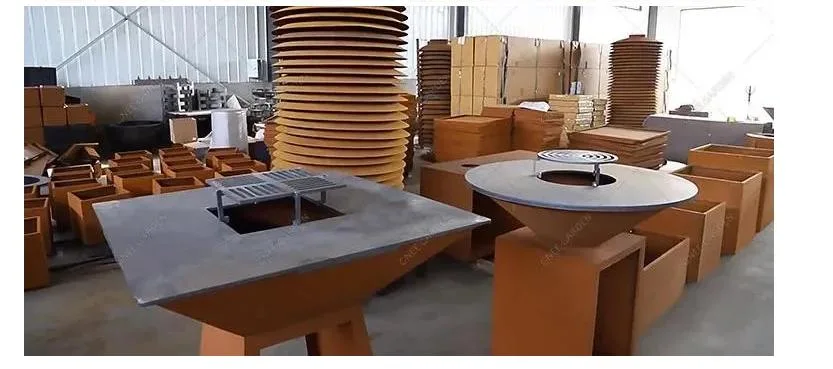 Factory Customize Outdoor Indoor Planter Pots Corten Steel Flower Pots