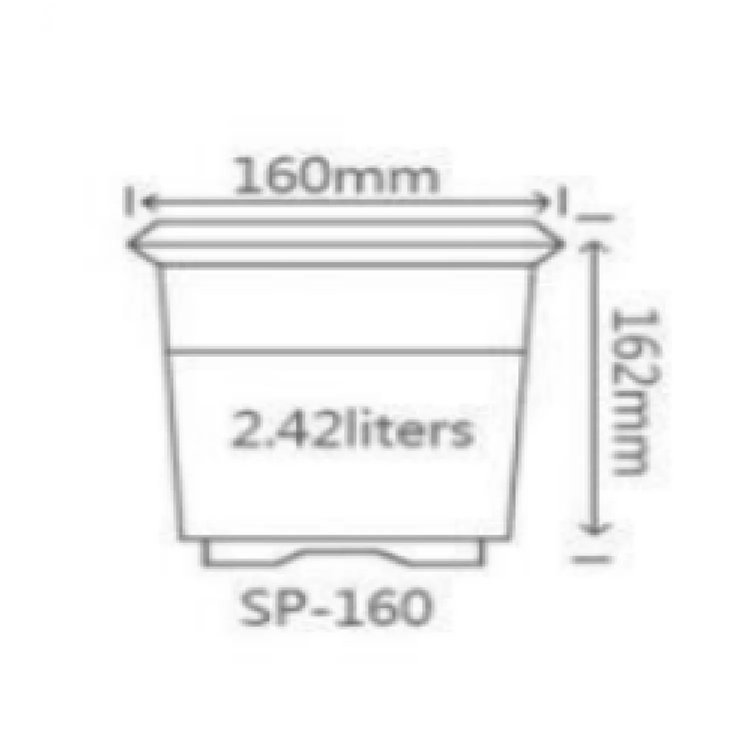 Home Garden Plastic Flower Pot, Horticultural Planting Pot