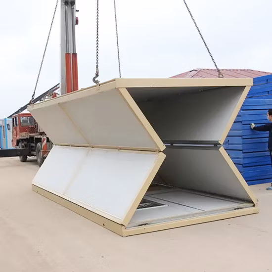 Folding Container House Prefab Shipping Modular Office Cafe Low Cost China Easy Assembly Home