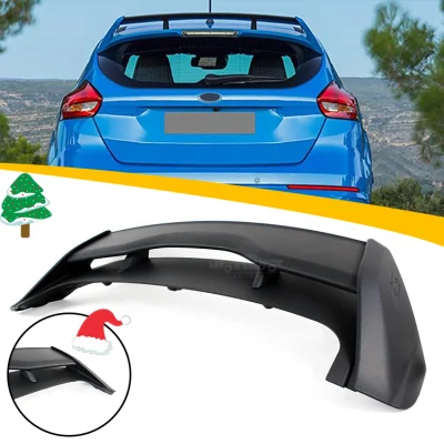 Sample Customization Auto Accessory for Ford Focus RS Style Rear Roof Spoiler Hatchback 2012
